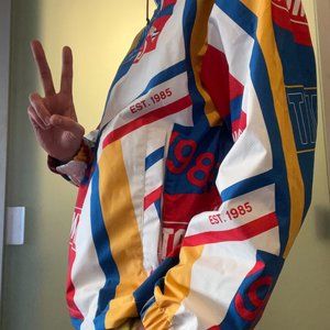 NWT: Tommy Hilfiger Denim - Printed Logo Windbreaker Jacket